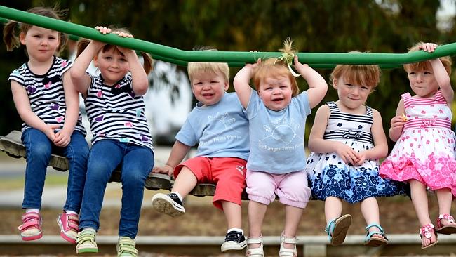 Multiples of the Senior class at&nbsp;SLHS