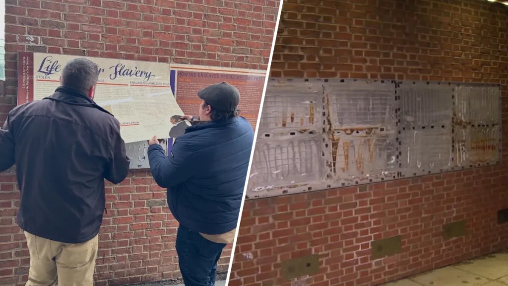 Trump administration orders historical slavery plaques to be removed with more removals to&nbsp;follow